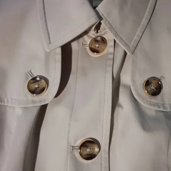 Michael Kors Trench Coat Jacket Belted New with Tags - Picture 3 of 6